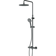 Душевая стойка c термостатом Am.Pm Like F0780422, черный, Цвет производителя: чёрный фото 