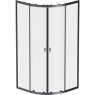 Душевое ограждение Am.Pm X-Joy Twin Slide 90x90 см W88G-205-090BT64, черный/прозрачное фото 