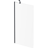 Шторка для ванны Am.Pm Gem 80х140 см W90BS-080-140BT (стекло 8 мм), черный/прозрачное фото 