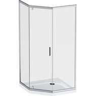 Душевое ограждение Am.Pm Gem 90x90 см W90G-405-090MT, хром/прозрачное фото 