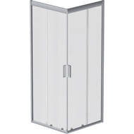 Душевое ограждение Am.Pm Gem 90х90 см W90G-403-090MT, серебро/прозрачное фото 