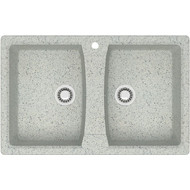 Кухонная мойка Azario Elmas CS00078335, светло-серый, Цвет производителя: светло-серый фото 