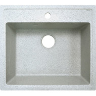 Кухонная мойка Azario Litos CS00078328, светло-серый, Цвет производителя: светло-серый фото 