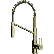 Смеситель для кухни Omoikiri Mikawa 2 PLUS-SB LG 4994453, светлое золото фото 