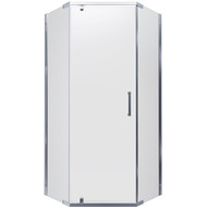 Душевое ограждение Triton Дека 90x90 см, хром/прозрачное фото 