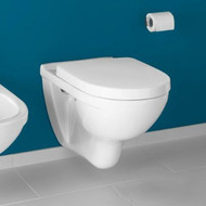 Унитаз подвесной Villeroy&Boch O.Novo Rimless 5660HR01 с крышкой микролифт фото 