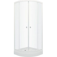 Душевое ограждение Triton Ультра 80 см, белый/прозрачное фото 