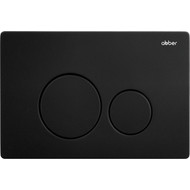 Кнопка смыва Abber AC0121MB, черный матовый фото 