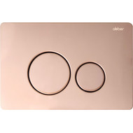 Кнопка смыва Abber AC0121RG, золото розовое фото 