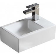 Раковина подвесная Azario 37 см AZ4331 правая фото 