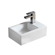 Раковина подвесная Azario 37 см AZ4331 правая фото 