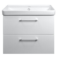 Тумба подвесная с раковиной Azario Ника 70 см CS00080144, белый матовый фото 