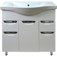 Тумба напольная с раковиной Стиль 80/2 см (раковина Basic) фото 