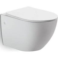 Унитаз подвесной безободковый Vincea Globo VT1-14 с крышкой микролифт фото 