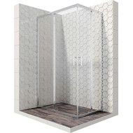 Душевое ограждение Ambassador Kingston 100x80 см 14011120, хром/прозрачное фото 