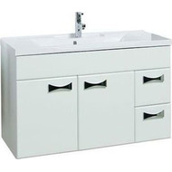 Тумба подвесная с раковиной Акватон Диор 80 см 1A167801DR010, белый фото 