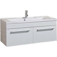 Тумба подвесная с раковиной Акватон Мадрид 100М см 1A1280K4MA010, белый фото 