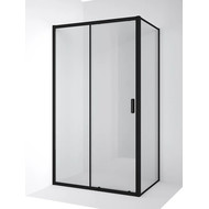 Душевое ограждение Ambassador Forsa 120x120 см 17021218AB-120AB, чёрный/прозрачное фото 