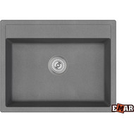 Кухонная мойка Emar EMQ-1640.Q, антрацит, Цвет производителя: антрацит фото 