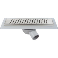 Трап Vincea Say Almira Jasmin Bukle 70 см SAY.605.70.P.BUKLE, хром, Цвет производителя: хром, Размер трапа: 700 фото 