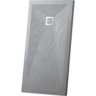 Поддон каменный Vincea 110х90 см VST-4SR9011G, серый фото 