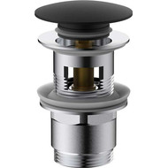 Донный клапан Vincea DPU-1B01MB, черный матовый фото 