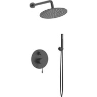 Душевая система для душа Vincea Desire VSFW-1D1MB, черный матовый фото 