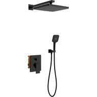 Душевая система для душа Vincea Next VSFW-1N1MB, черный матовый фото 