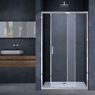 Душевая дверь Vincea Alpha 130 см VDS-3AL130CL, хром/прозрачное фото 