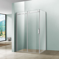 Душевое ограждение Vincea Como 120x80 см VSR-1C8012CL (стекло 8 мм), хром/прозрачное фото 