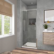 Душевая дверь Vincea Intra 80-90 см VDP-1I8090CL, хром/прозрачное фото 