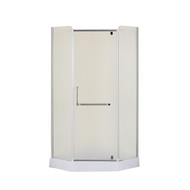 Душевое ограждение Taliente 90x90 см TA-09093-1MP, хром/матовое фото 