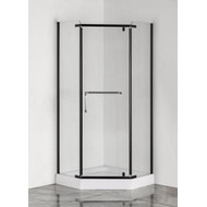 Душевое ограждение Taliente 90x90 см TA-09093-1CB, черный/прозрачное фото 