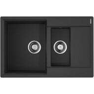 Кухонная мойка Omoikiri Daisen 78-2-BL 4993334, чёрный, Цвет производителя: чёрный фото 