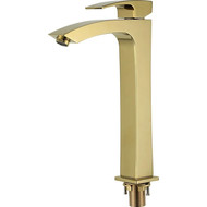 Смеситель для раковины высокий Gappo G1007-32, золото фото 