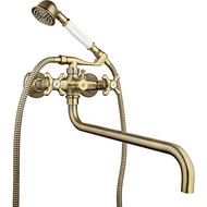 Смеситель для ванны с душевым гарнитуром Gappo G2263-4, бронза фото 