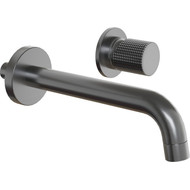 Смеситель для раковины настенный Paini Cox Grip 7GPZ208, чёрный матовый фото 