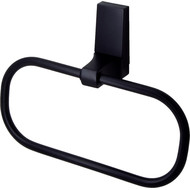 Кольцо для полотенец WasserKraft Abens K-3260, цвет чёрный фото 