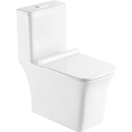 Унитаз-моноблок безободковый Sole Slot с тонкой крышкой микролифт фото 