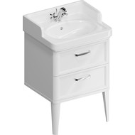 Тумба напольная с раковиной Kerama Marazzi Pompei Neo 60 см PO.N.60.2\WHT, белый глянцевый фото 