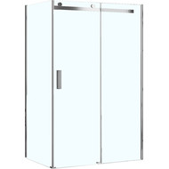 Душевое ограждение Loranto Neo 120x100 см CS-22111-120*100 (стекло 8 мм) хром/прозрачное фото 