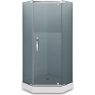 Душевое ограждение Loranto Neo 100x100 см CS-22112-100 (стекло 8 мм) хром/тонированное фото 