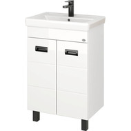 Тумба напольная с раковиной Onika Балтика-Квадро Black 55 см 105552 фото 