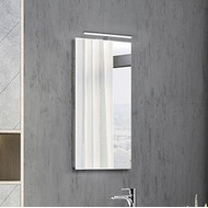 Зеркало Comforty Асти 40 см, бетон светлый фото 