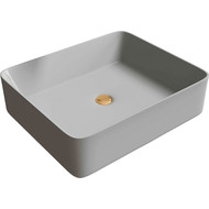 Раковина-чаша Grossman Color 48 см GR-3016GM, серый матовый фото 