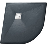 Поддон каменный Grossman Strong 100x100 см GR-S2100100, графит матовый фото 