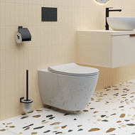 Унитаз подвесной безободковый Ambassador Queen 113T20001R, Цвет производителя: белый фото 