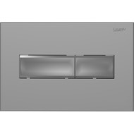 Кнопка смыва Loranto 7321, хром матовый фото 