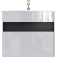 Тумба подвесная с раковиной Am.Pm Func 80 см M8FFUX0801WG, белый глянцевый, Цвет фасада: белый фото 