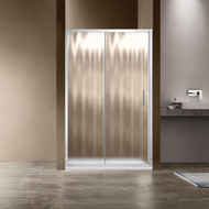 Душевая дверь Vincea Garda 135 см VDS-1G135CH, хром/шиншилла фото 